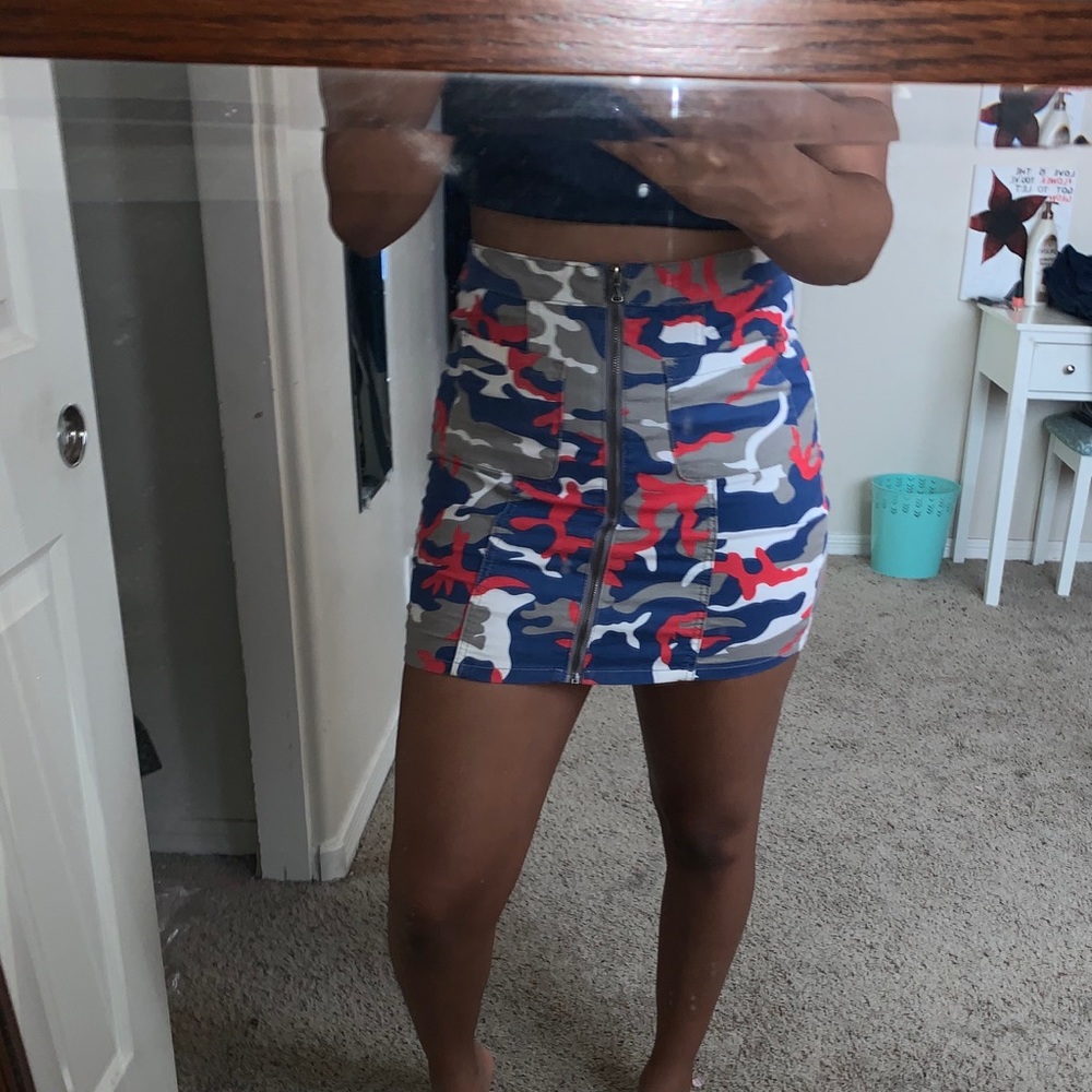 Camouflage skirt